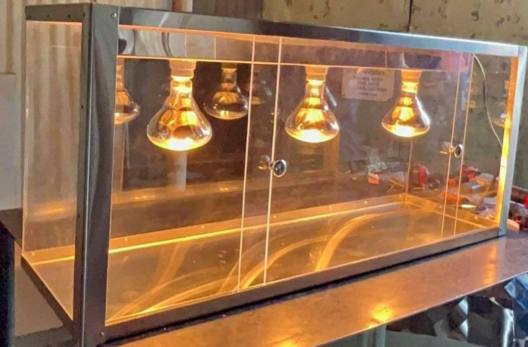 Vitrina Para Pollo Frito Con Papas
