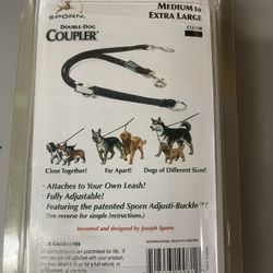 The Sporn Dog Coupler Double Dog Leash 