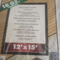 Brand new never used Global guard canvas tarp 12x15