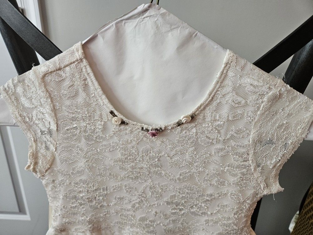 Girls Off White Dress