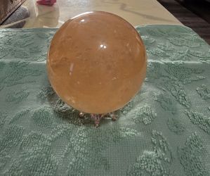 Large Honey Calcite Sphere 