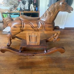 Antique Large Rocking Horse 