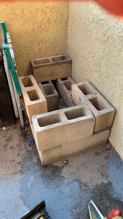 cinder blocks