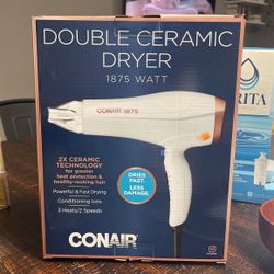 Double Ceramic Hair Dryer 