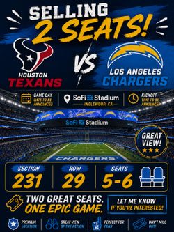Texans vs Chargers
