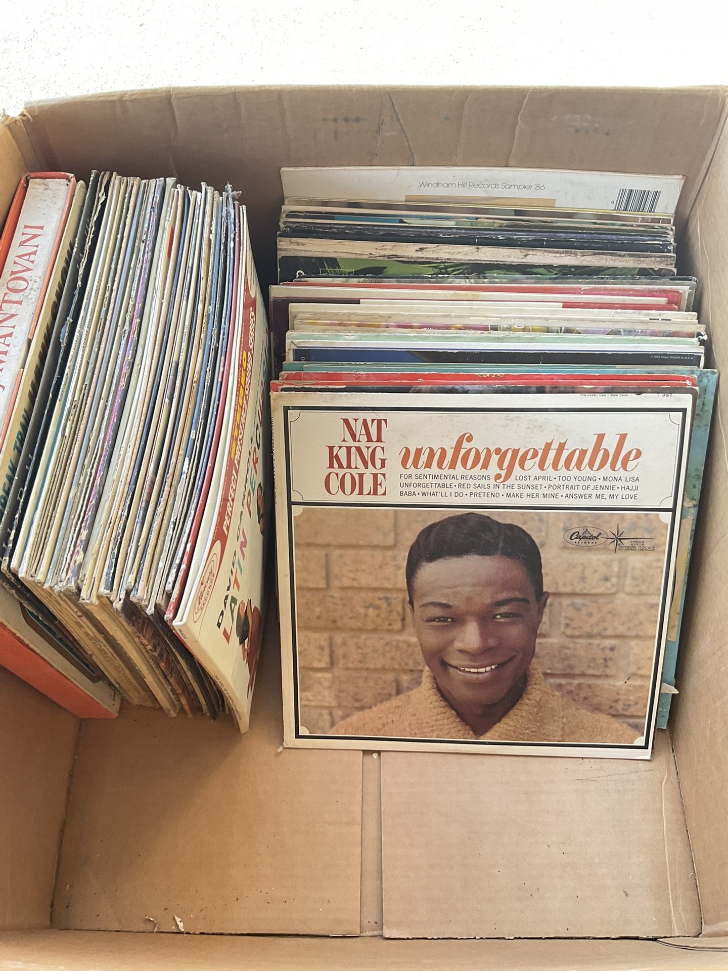 Music Fans - Huge Lot Of Vintage Records Albums - Jackson Five, Rolling Stones, Willie Nelson, Linda Ronstadt And More!