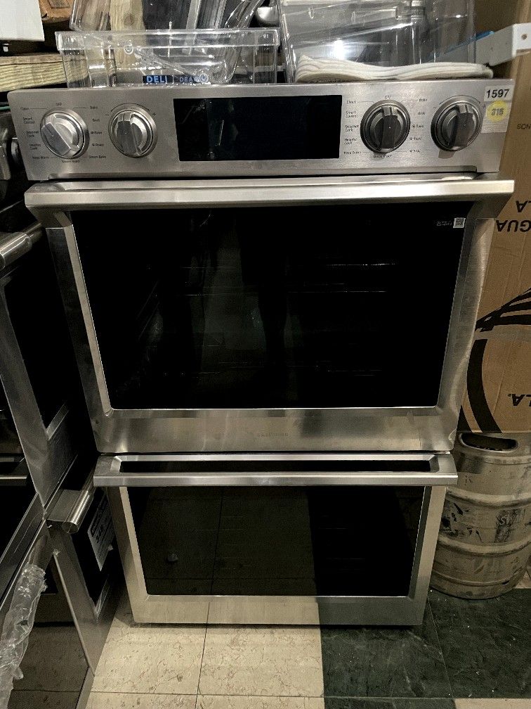 SAMSUNG 30” DOUBLE OVEN STAINLESS STEEL $1500