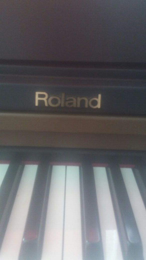Im selling a piano the brand is Roland in excellent condition
