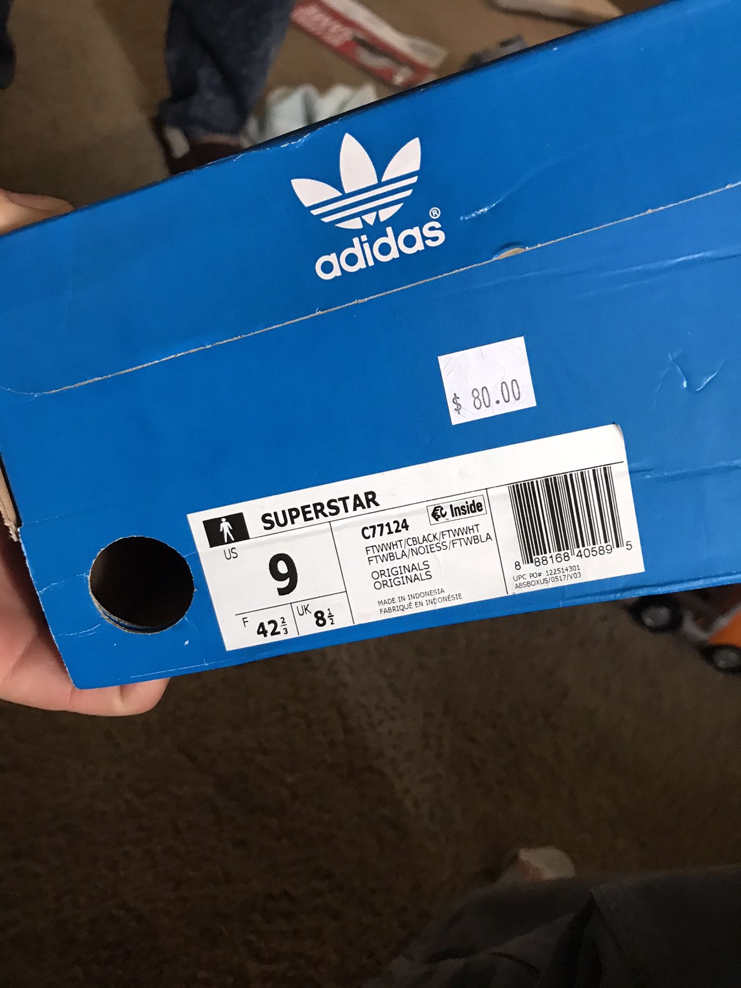 Adidas size 9