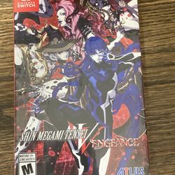 Shin Megami Tensei V Vengeance Steel Book Edition Switch Case + Game Rpg Persona