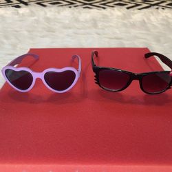 Babiators Heart Shaped UV Children Hello Kitty Kids Youth Sunglasses Age 3-5