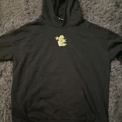 Black and yellow Hellstar hoodie size large.