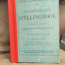 Elementary Spelling Book Very Rare!!
