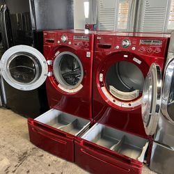 ✨ LG Electric Washer & Dryer Set ✨