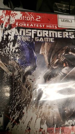 Transformers game case ONLY