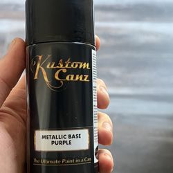 Kustom Canz 5oz Aerosol Can - Base Metallic Purple Urethane Basecoat | Candy Spray Paint