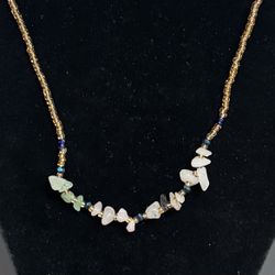 Real Stone Boho Necklace Just $5 