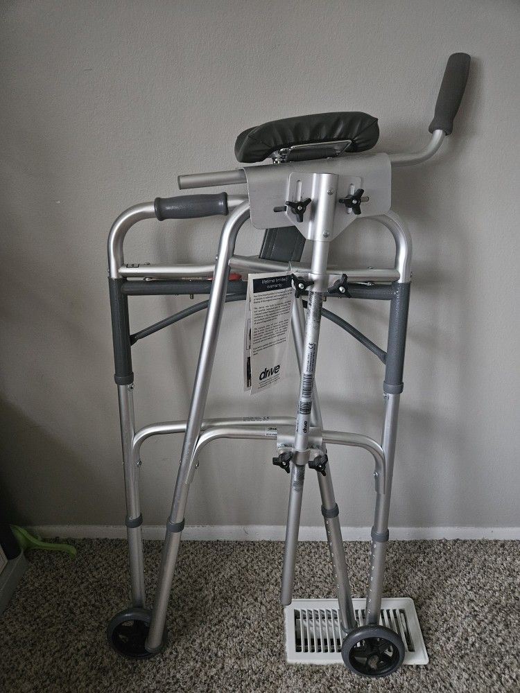 Drive Walker With Universal Crutchwalker Platform Attachment