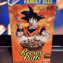 Reese's Puffs X DBZ Limited Edition Cereal 
