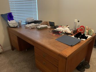 Vintage Wooden Office Desk