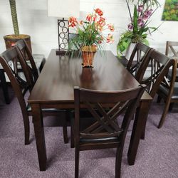 Dining Set Table And 6 Chairs