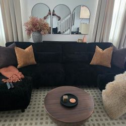 Clermeau 6 - Piece Corduroy Sectional