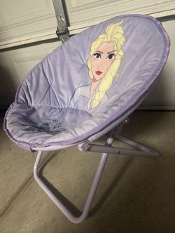 Frozen Elsa Folding Saucer Chair