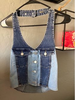 Emory park denim halter