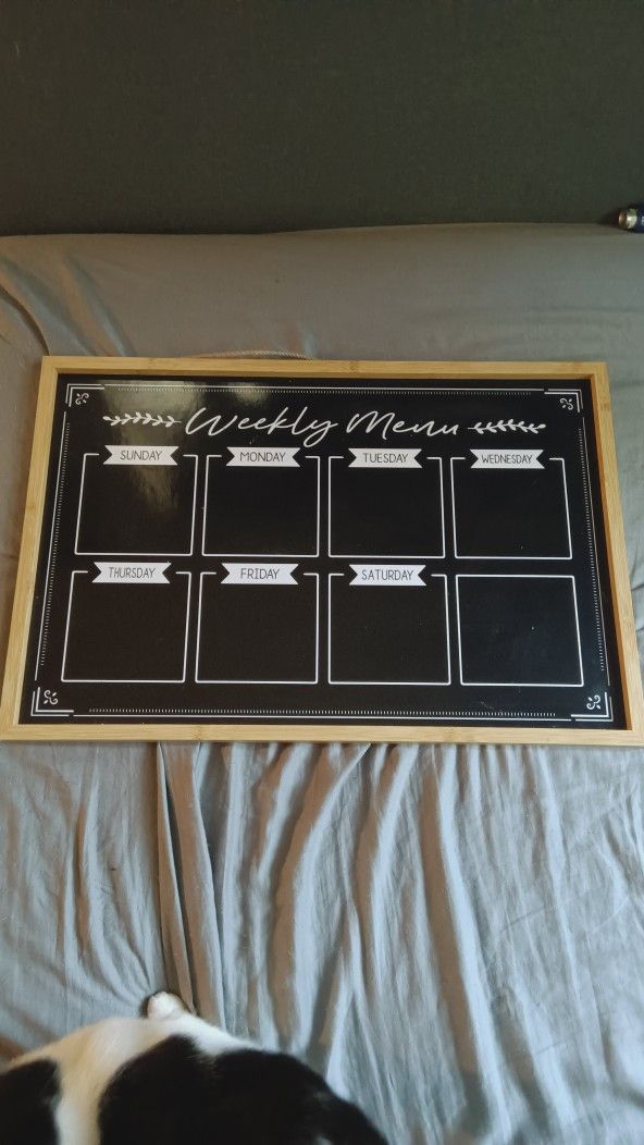 Weekly Menu Board