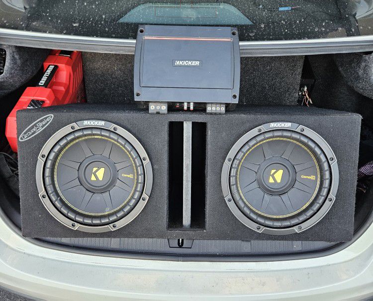 Trade Up Challenge! Dual 10" Kicker Subwoofers + Amp!