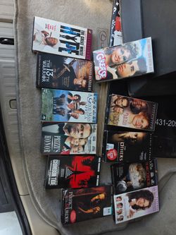 Vcr tapes lot. Movies