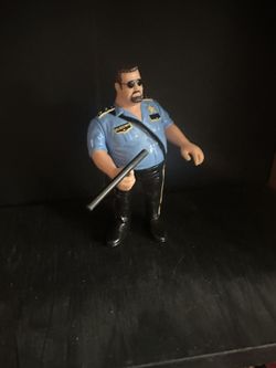 Vintage 1991 WWF Big Boss Man action figure