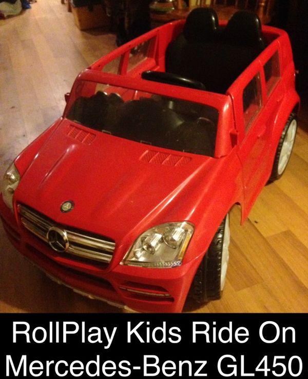Rollplay Kids Ride On Mercedes Benz Gl450 Battery Ed W Charger Rollplay Kids Ride On Mercedes Benz Gl450 Battery Ed W Charger