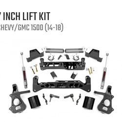 Chevy/ GMC 1500 14+18.  7" Suspension Lift Kit Rough Country W/shocks  Instalation Available FINANCING AVAILABLE 