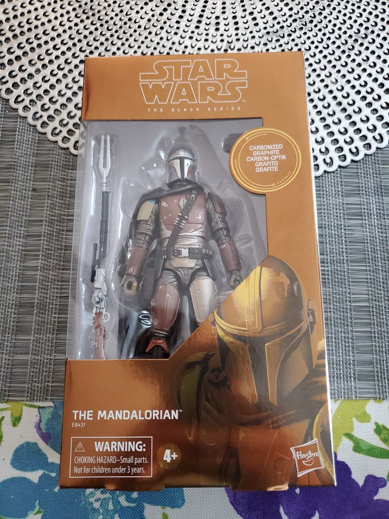 Star Wars The Black Series Carbonized Collection The Mandalorian Toy Figure (Target Exclusive)