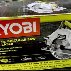 Ryobi Circular Saw 7” 1/4 Like New (not Free) Chainsaw Tools 