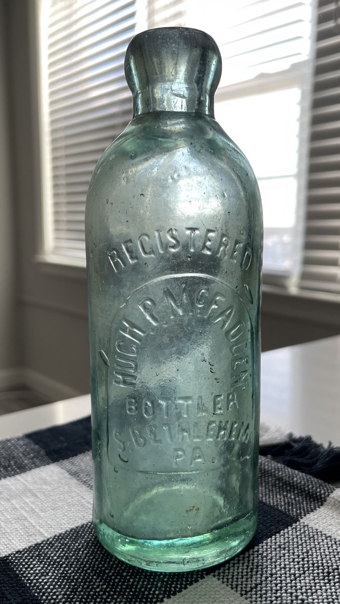 1890s-1900s Hutch Soda Bottle