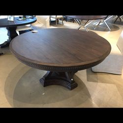RH restoration hardware dining table round 60 inches
