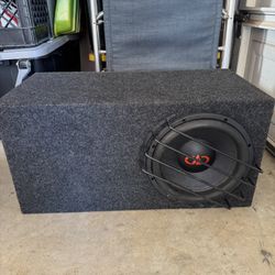 DD Audio 12” Subwoofer And Box