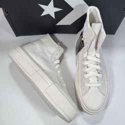 Converse CTAS Cruise Hi Chunky Platform Sneakers Egret Men 9 Women 10.5