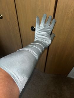 Sliver princess glove/one size fill all