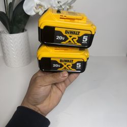 Dewalt 5ah Batteries XR