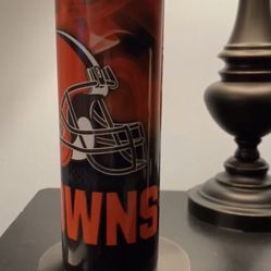Tumbler Mug Insulated Cleveland Browns Designs HOT/COLD 20oz 