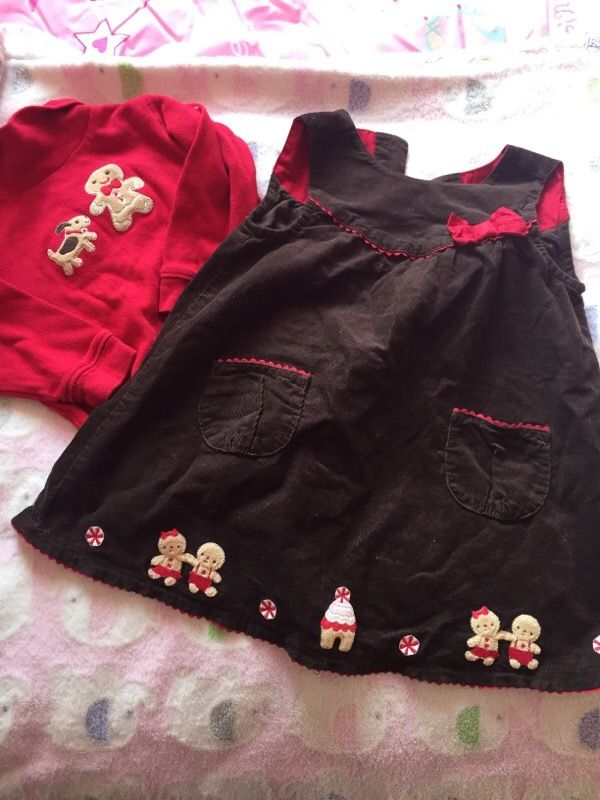 Holiday baby outfit