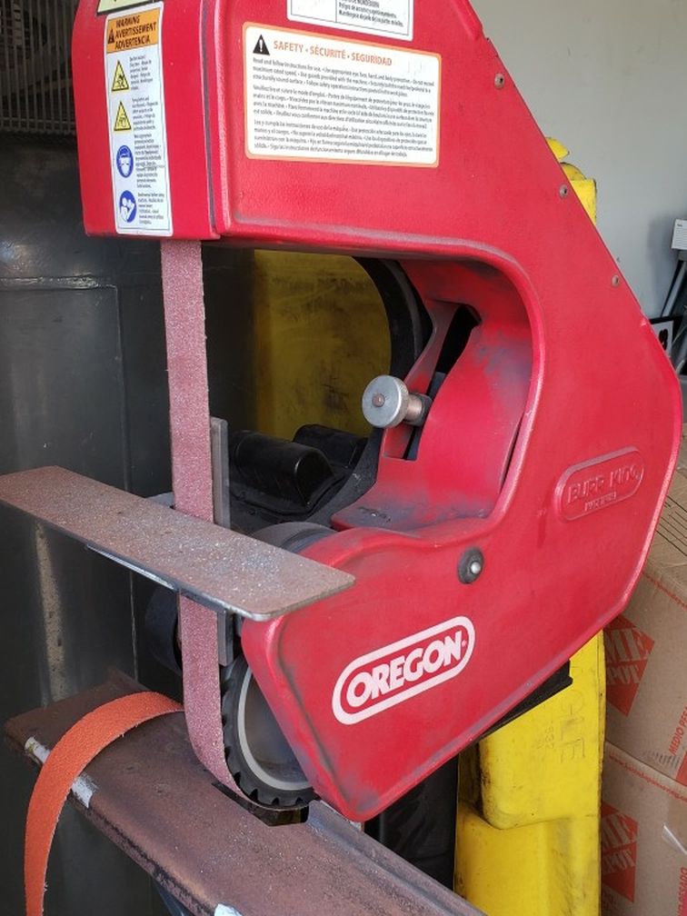 Oregon 88-100 Model 760 1.5" x 60" Blade Sharpening Belt Grinder With Pedestal