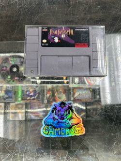 Final Fantasy 3 SNES $90 Gamehogs 11am-7pm