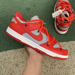 Off-White x Dunk Low 'University Red'