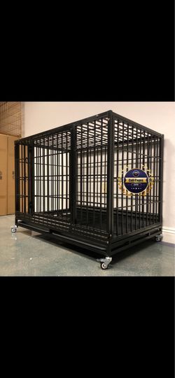 Dog pet cage kennel size 48 xl with grid and tray new inbox