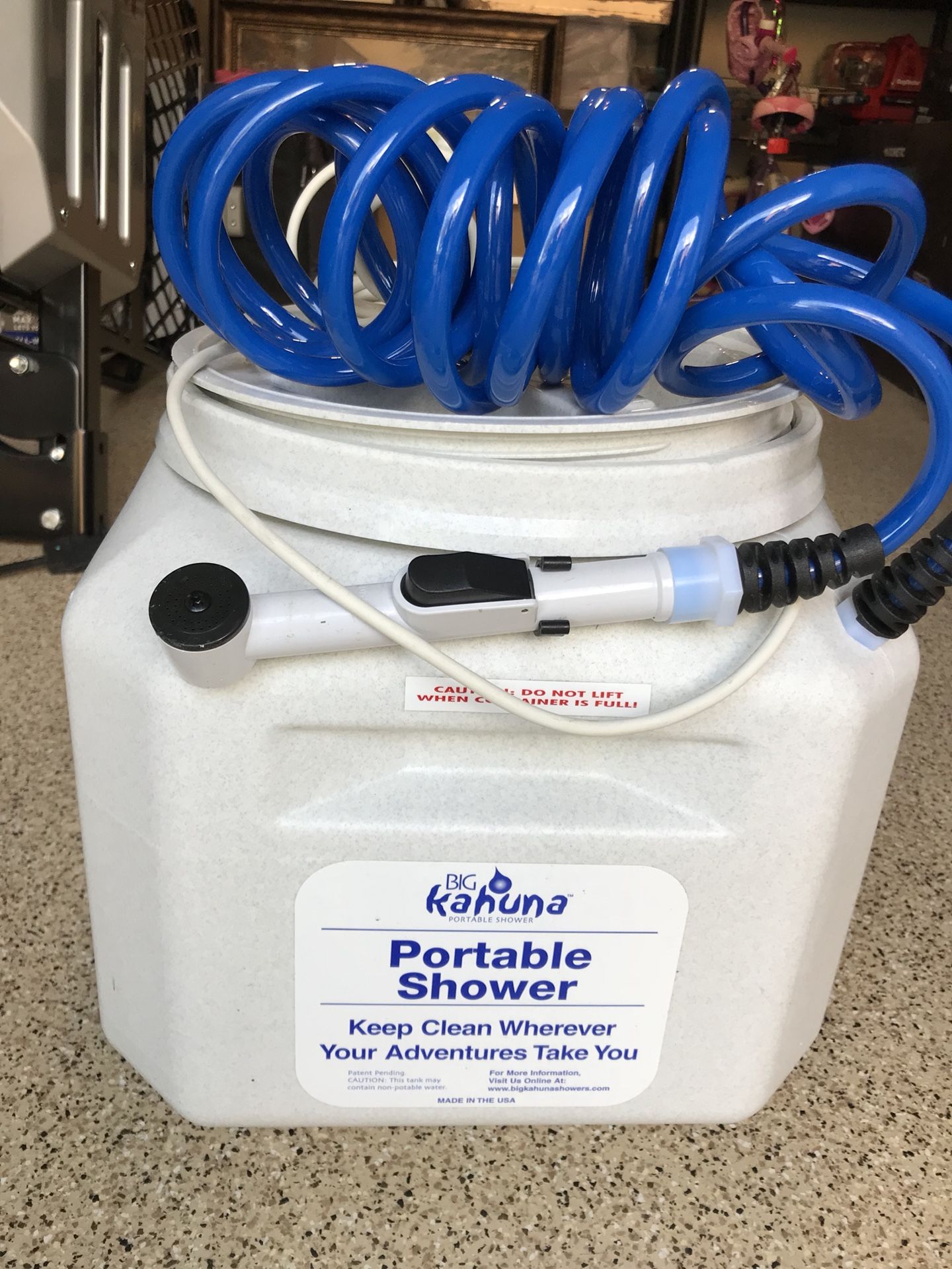 Big Kahuna Portable Shower - 8 gallon