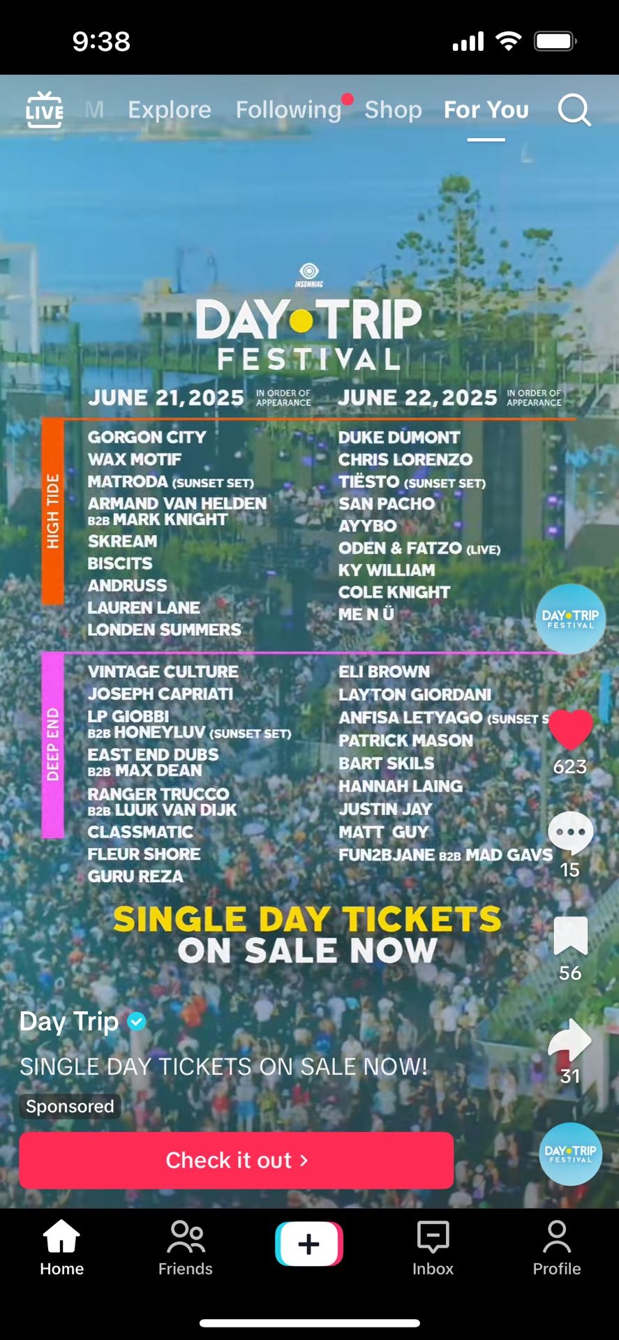 Daytrip Sat Ticket !